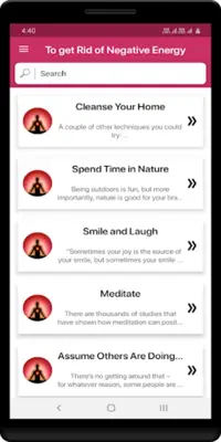 To get Rid of Negative Energy android App screenshot 3